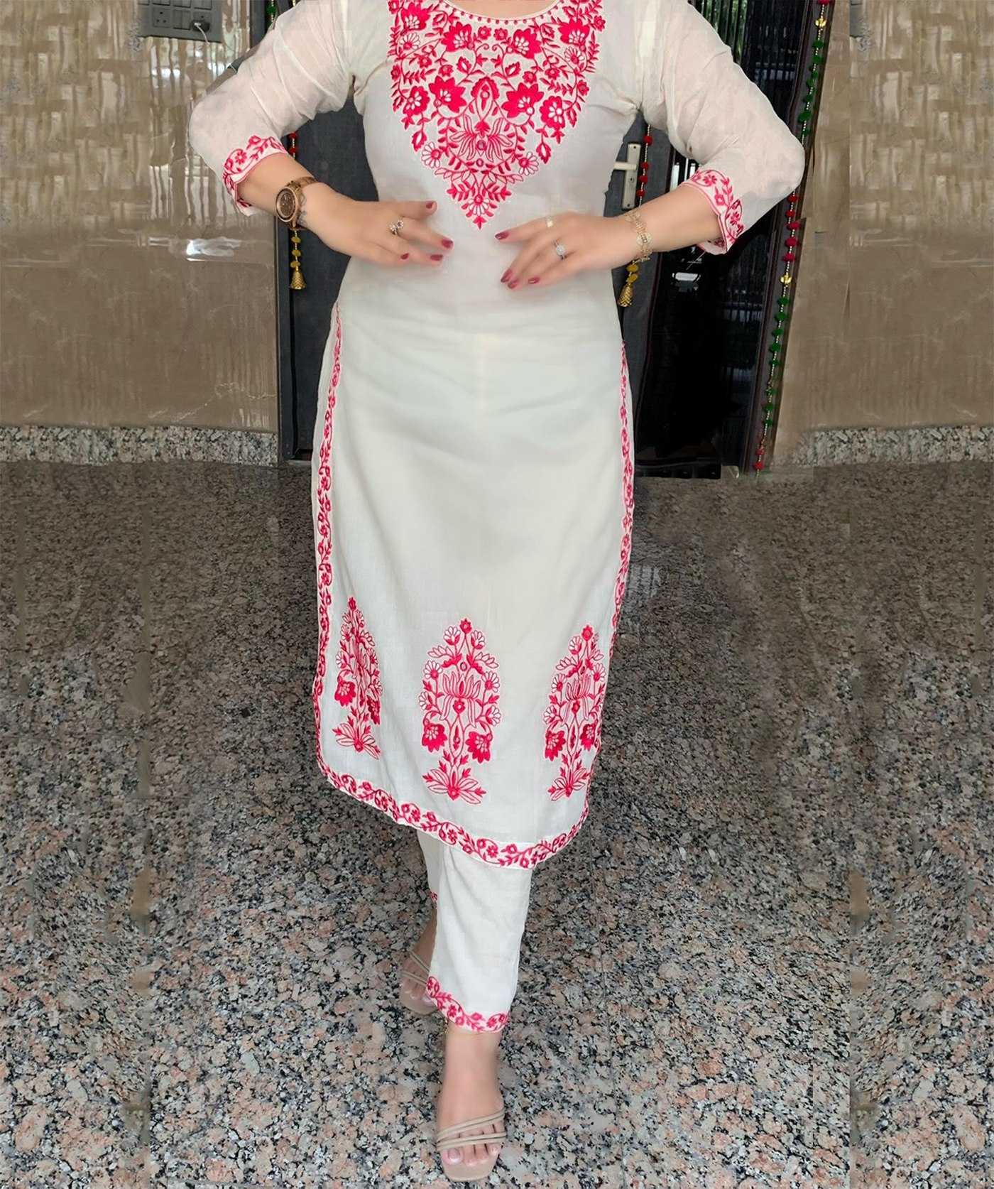 Cotton Embroidery Ladies Salwar Suit